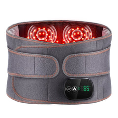 FITEASE Cordless Heating Pad & Back Massager - Lumbar Support Belt with 3 Heat & Vibration Modes