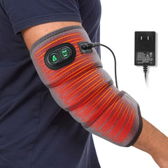 FITEASE Arm Heating Pad Wrap - Electric Heated Belt with 3 Heat Settings, 45"x3.5" - Gray
