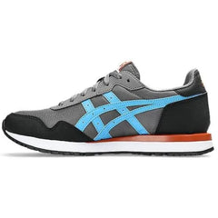 Asics Tiger Runner II men's Sneaker Carbon-Blue 41.5 EU