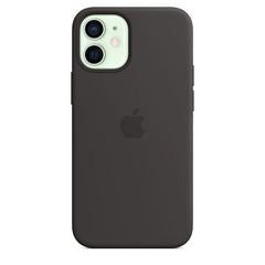 Apple iPhone 12 Mini Silicone Magsafe Case - Black