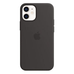 Apple iPhone 12 Mini Silicone Magsafe Case - Black