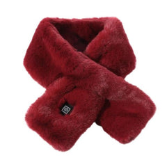 Skymirror USB Rechargeable Heating Scarf - Wireless, Adjustable Electric Neck Warmer for Winter
