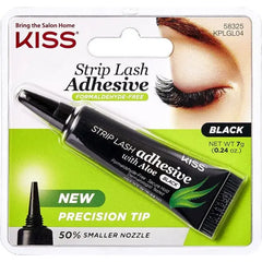 KISS Latex Free Brush-On Strip Eyelash Adhesive, 0.17 oz. - Black