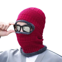 Cheers.US Windproof Thermal Balaclava Ski Mask - Plush Lined Winter Hat, Scarf & Face Cover