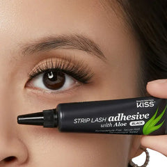 KISS Latex Free Brush-On Strip Eyelash Adhesive, 0.17 oz. - Black