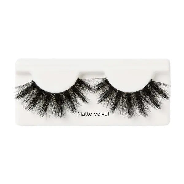 KISS Lash Couture Matte Black Faux Mink, Matte Velvet, False Eyelashes