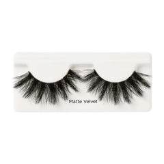 KISS Lash Couture Matte Black Faux Mink, Matte Velvet, False Eyelashes