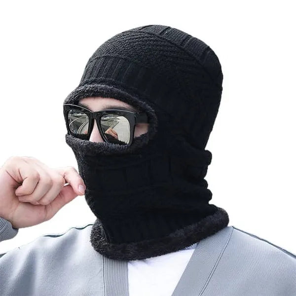 Cheers.US Windproof Thermal Balaclava Ski Mask - Plush Lined Winter Hat, Scarf & Face Cover