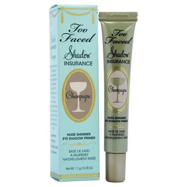 Too Faced Shadow Insurance CHAMPAGNE Softly Illuminating Anti- Crease Eye Shadow Primer .35 Oz