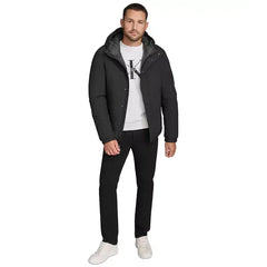 Men's Ripstop Hooded Puffer Jacket