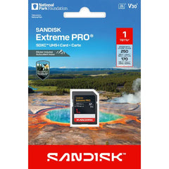 SanDisk Extreme PRO SDXC UHS-I Memory Card – National Park Foundation Edition, 1TB, Up to 250MB/s (SDSDXXJ-1T00-GN6SN)