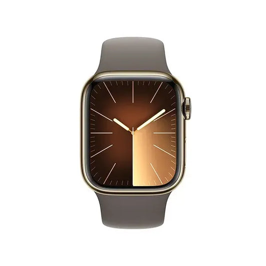 Apple Watch Series 9 (Cellular) Stainless Steel Case with Sport Band