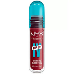 NYX Professional Makeup Lip IV Hydrating Gloss Stain, Moisturizing and Vibrant Color Long Lasting Shine