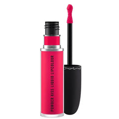 MAC Powder Kiss Liquid Lip color 0.67 oz, Plush Matte, Long-Wear Formula