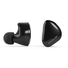 iBasso IT01 Dynamic Driver Audiophile MMCX Detachable IEMs in-Ear Headphones - Black