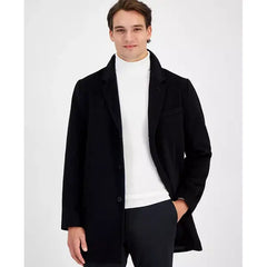 Men's Wool-Blend Car Coat
