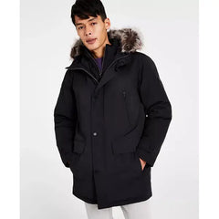 Michael Kors Men's Hooded Bib Snorkel Parka