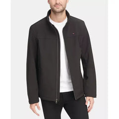 Men's Soft-Shell Classic Zip-Front Jacket