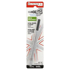 Rimmel London ScandalEyes Kohl Kajal Waterproof Eyeliner, 010 Silver, 0.042 Oz.