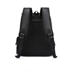 Quarryuo 15.6-inch Laptop Backpack for Men & Women – Stylish Casual Daypack for College, Work, and Travel, Black