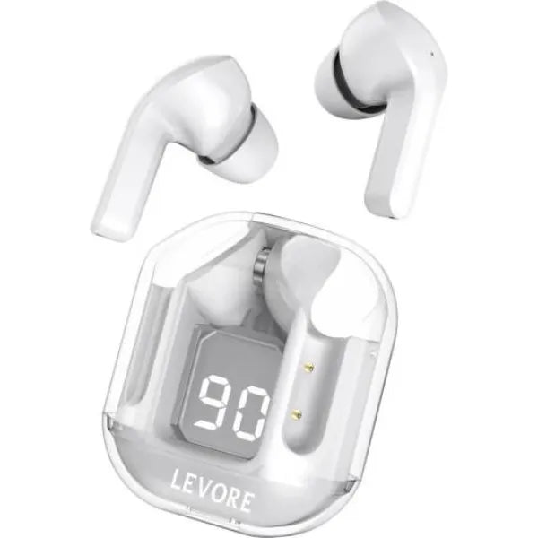 Levore Bluetooth Earphone TWS Crystal with Screen Display (LBT301)