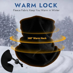 HULBOEX Winter Neck Warmer & Ski Face Mask Versatile Balaclava Scarf & Neck Gaiter for Cold Weather Protection
