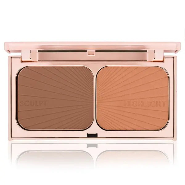 Charlotte Tilbury Film Star Bronze & Glow Flawless Bronzer Highlighter Face Palette