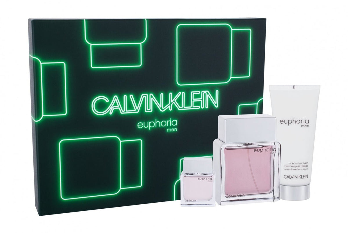 Calvin Klein Euphoria Men EDT 100Ml+EDT 50ML+AFS Balm 100Ml - AllurebeautypkCalvin Klein Euphoria Men EDT 100Ml+EDT 50ML+AFS Balm 100Ml