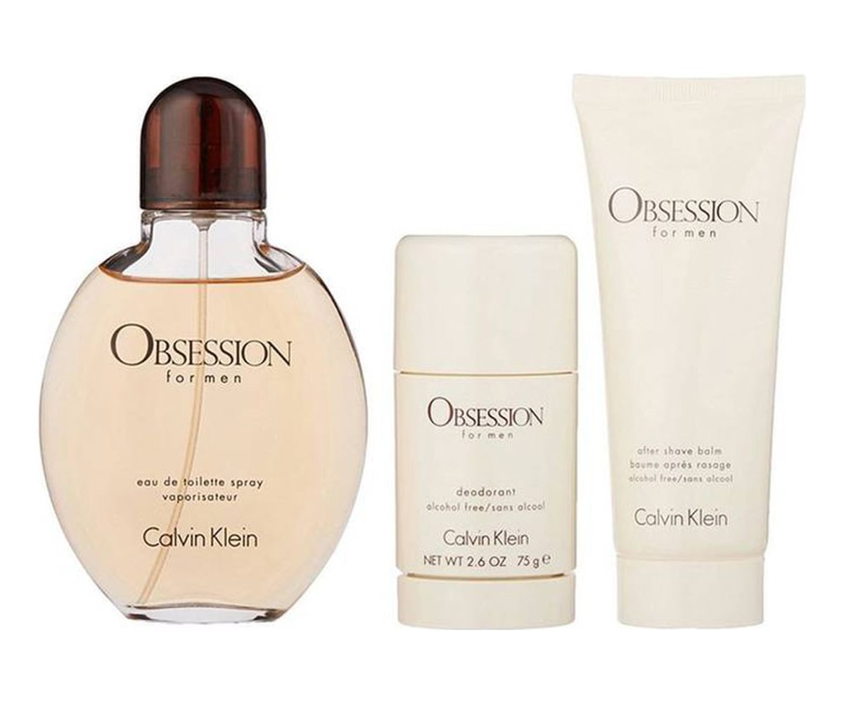 Calvin Klein Obsession Edt 3 Piece Gift Set For Men - Allurebeautypk