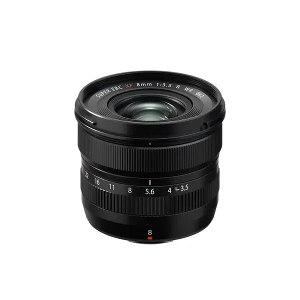 Fujifilm XF 8MM F/3.5 R WR Camera Lens - Black