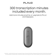 Plaud NotePin S Wearable AI Voice Recorder - Black