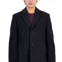 Men's Prosper Wool-Blend Slim Fit Overcoat