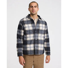 Express Plaid Double Patch Pocket Shirt Jacket