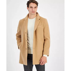 Men's Wool-Blend Car Coat