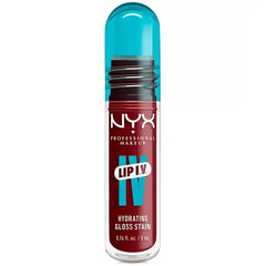 NYX Professional Makeup Lip IV Hydrating Gloss Stain, Moisturizing and Vibrant Color Long Lasting Shine