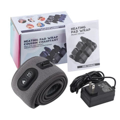 FITEASE Arm Heating Pad Wrap - Electric Heated Belt with 3 Heat Settings, 45"x3.5" - Gray