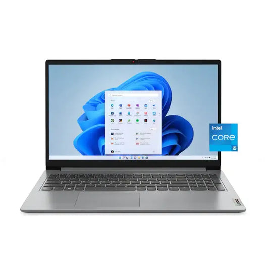 Lenovo IdeaPad 1 15IRU7 15.6" Full HD Laptop, Intel Core i5-1335U (13th Gen), 16GB RAM, 256GB SSD (83B40008US) - Cloud Grey