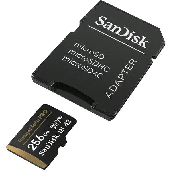 SanDisk ImageMate Pro Micro SD Memory Card With Adapter 200MB/S