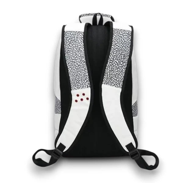 Nike Air Jordan 3 III Retro NRG JTH White Cement Black Red Reimagined Backpack
