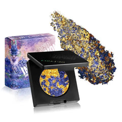 DE'LANCI Pressed Multichrome Eyeshadow Single – Duochrome & Holographic Color-Shifting Pigment – Intense Glitter, Talc-Free & Long-Lasting Formula