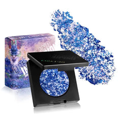 DE'LANCI Pressed Multichrome Eyeshadow Single – Duochrome & Holographic Color-Shifting Pigment – Intense Glitter, Talc-Free & Long-Lasting Formula