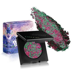 DE'LANCI Pressed Multichrome Eyeshadow Single – Duochrome & Holographic Color-Shifting Pigment – Intense Glitter, Talc-Free & Long-Lasting Formula