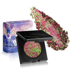 DE'LANCI Pressed Multichrome Eyeshadow Single – Duochrome & Holographic Color-Shifting Pigment – Intense Glitter, Talc-Free & Long-Lasting Formula
