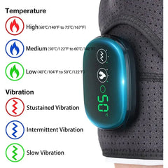 SUWU Electric Shoulder Heating Pads Massager Wrap for Men and Women with 3 Heating Setting, Left Right Shoulder Massage