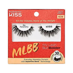 KISS My Lash But Bolder False Eyelashes, Big Personality', 14 mm, 1 Pair