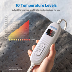 RENPHO Heating Pad - 10 Heat Settings, Auto Shut-Off, 12x24 Inch Comfort