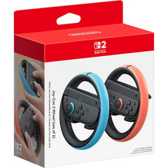 Nintendo Switch Joy-Con 2 Wheel Controller (Set Of Two) - Light Blue / Light Red