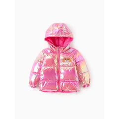 PATPAT PAW Patrol Toddler Boy/GIrl 1pc Chase/Skye Bright Hooded Quilted Puffer Jacket Coat Pink