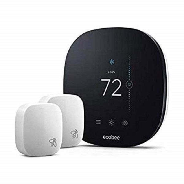 Ecobee 4 Thermostat With 2 Room Sensor