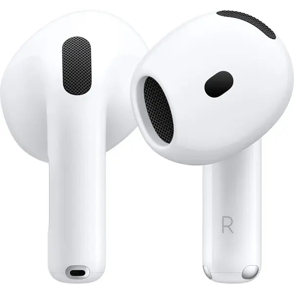 Apple AirPods (4th Gen) with Active Noise-Canceling Earbuds with USB-C Charging Case (MXP93LL/A) – White